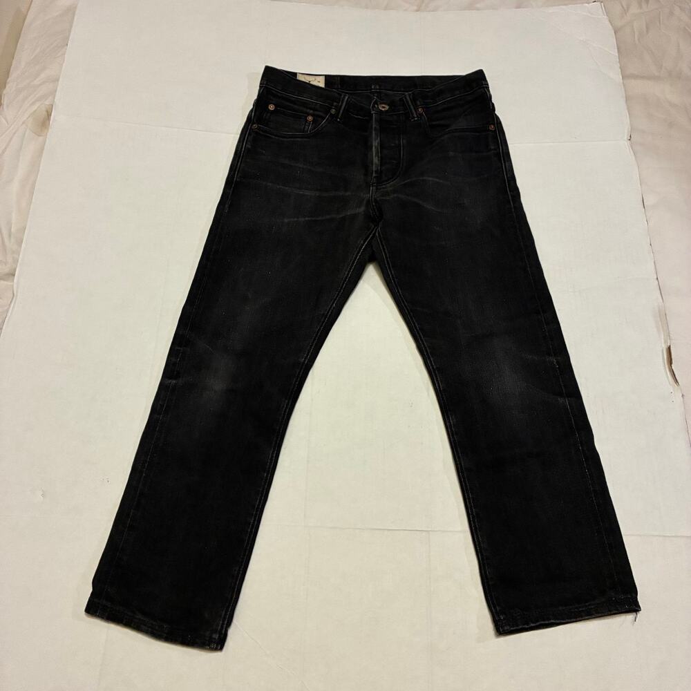Nama Denim Slim Taper Jeans Custom Women’s 30 Black Japanese Selvedge